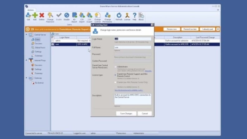 Solarwinds Dameware Remote Support