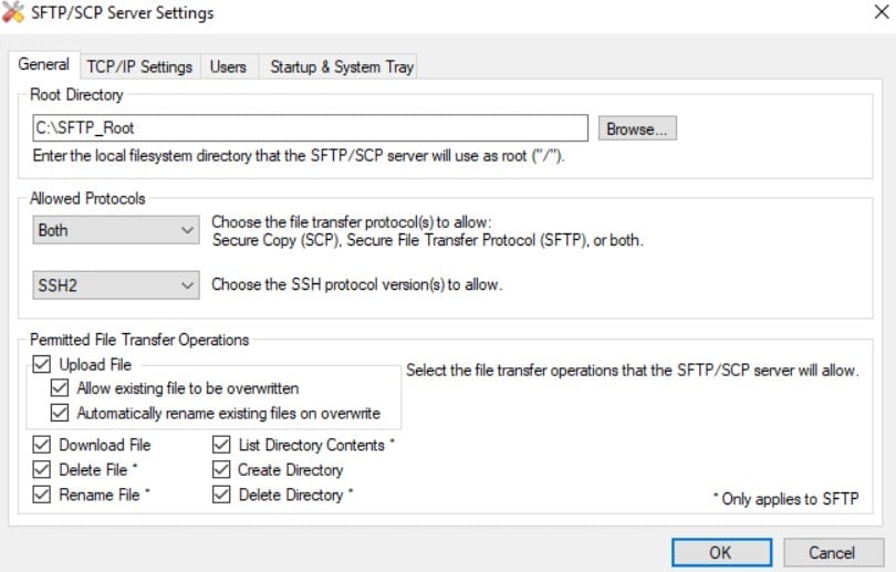 Solarwinds free SCP servers