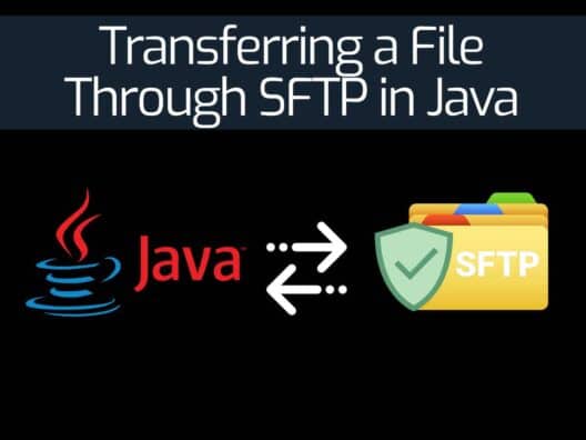 Transferring a File Through SFTP in Java