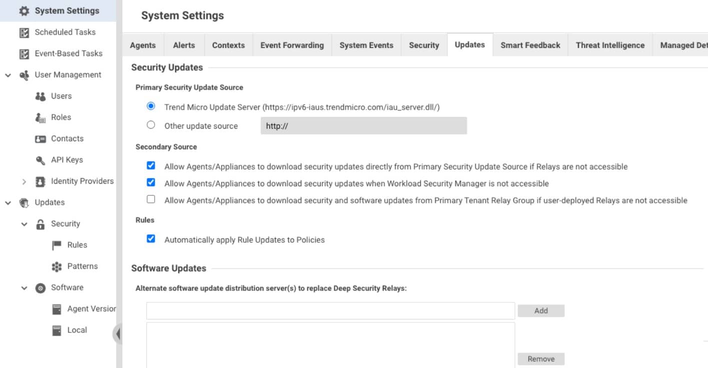 Trendmicro workload security