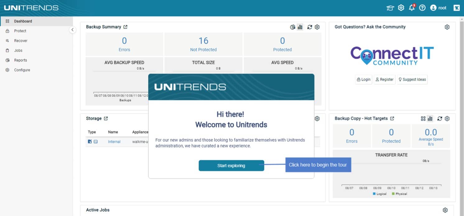 Unitrends AWS Backup