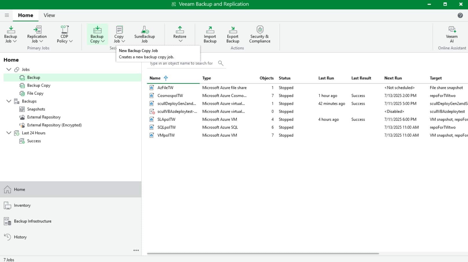 Veeam Azure Backup