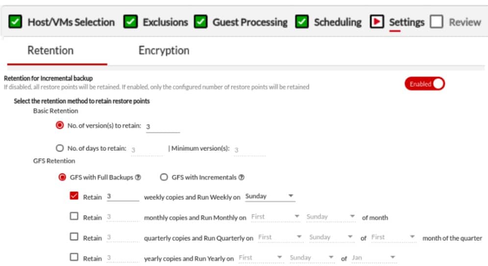Vembu BDR Suite VM Backup