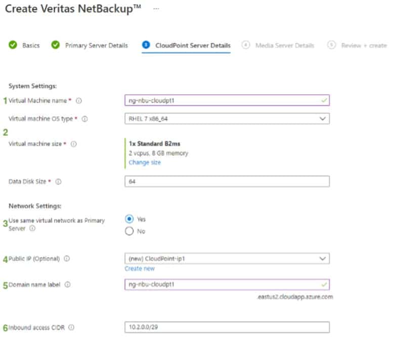 Veritas NetBackup Azure