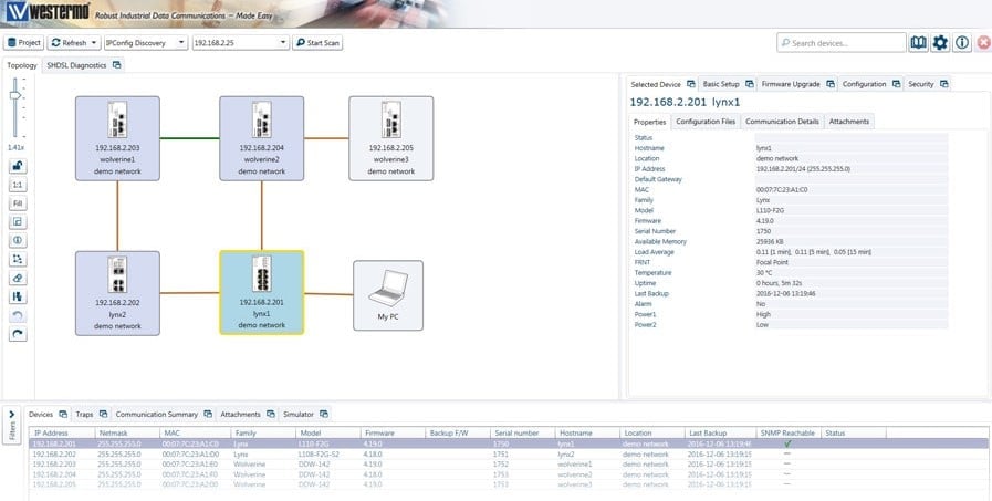 WeConfig Network Configuration
