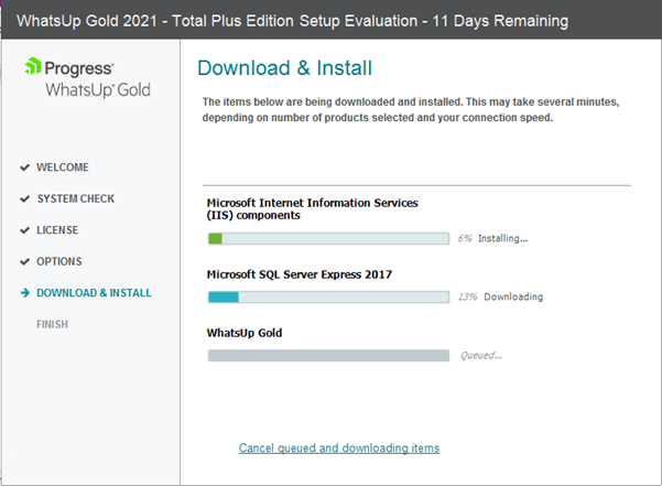 WhatsUp Gold Donwload and Install