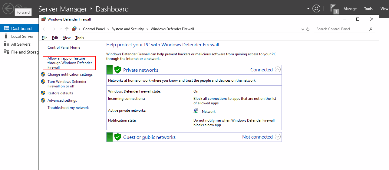 allow external app