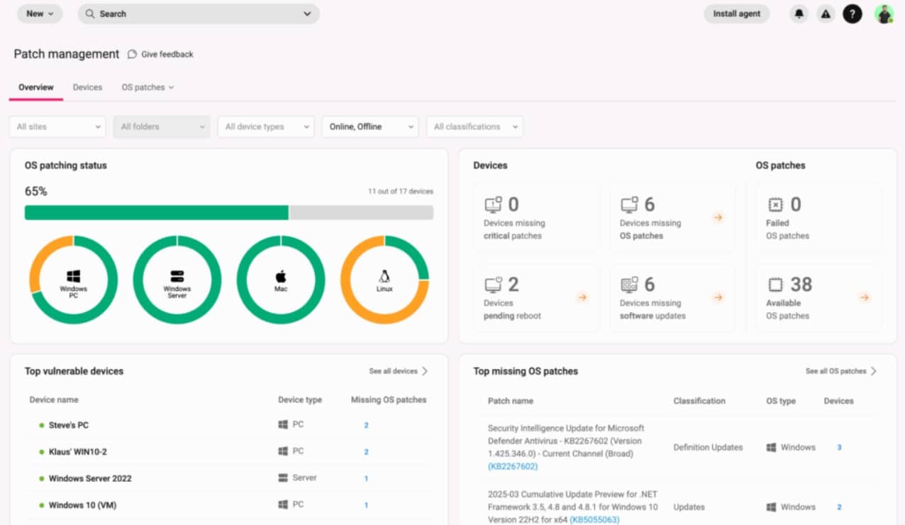 atera third party patch management