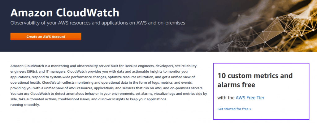 AWS CloudWatch serverless monitoring