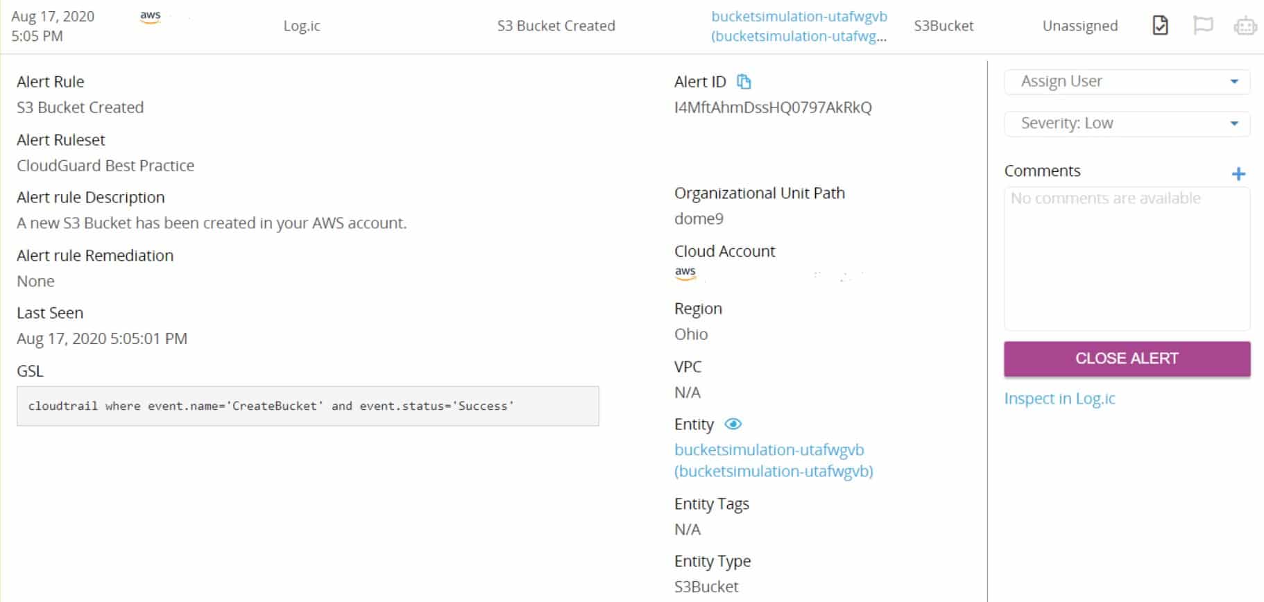 checkpoint cloudguard alerts