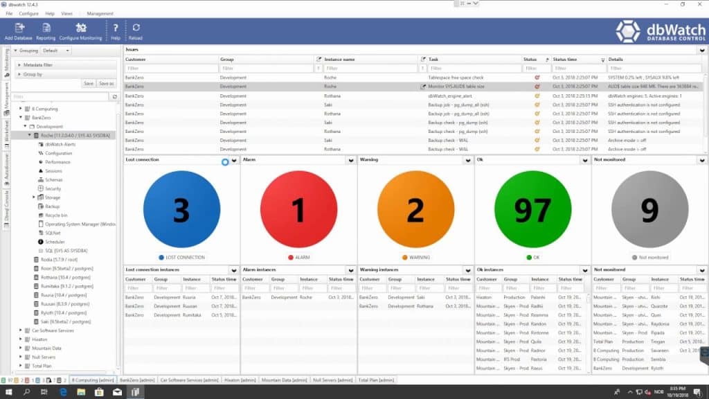 dbwatch database monitoring