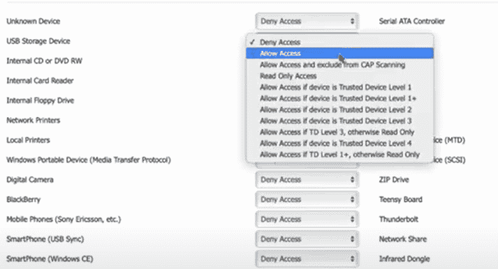 Locking Flash Drives with Endpoint Protector