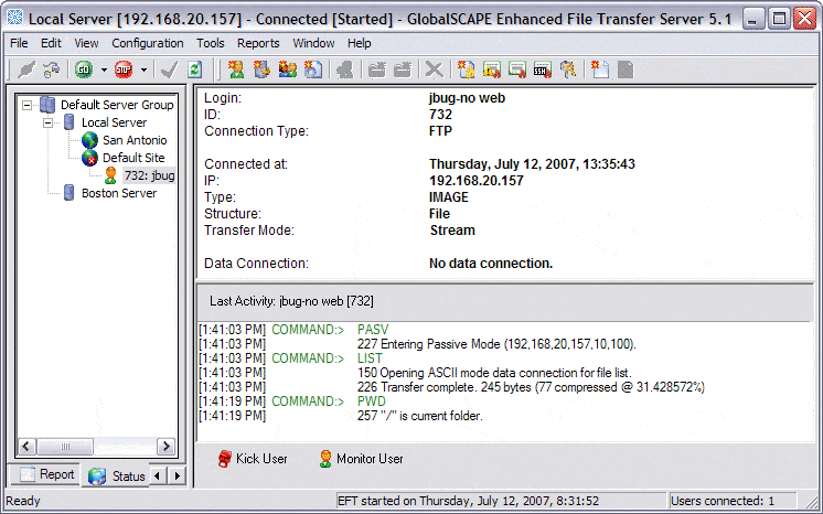 globalscape sftp
