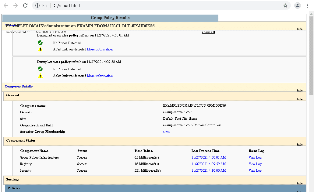 gpresult-html-report