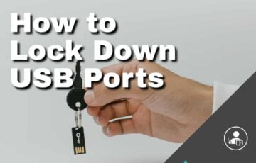 How to lock down USB ports