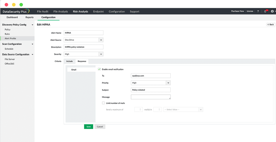 Manage Engine Data Security Plus