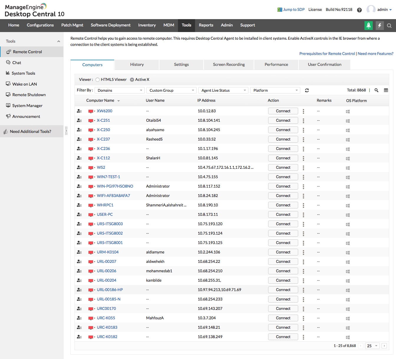 ManageEngine Remote Access Plus