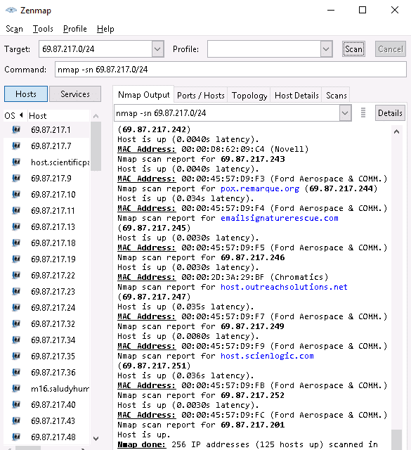 nmap