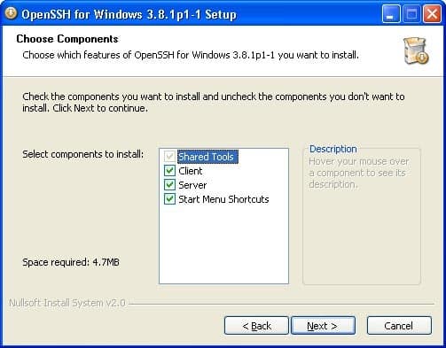 openssh scp server config