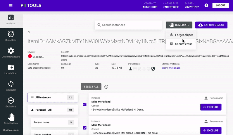 PII Tools