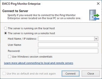 remote client connection to server