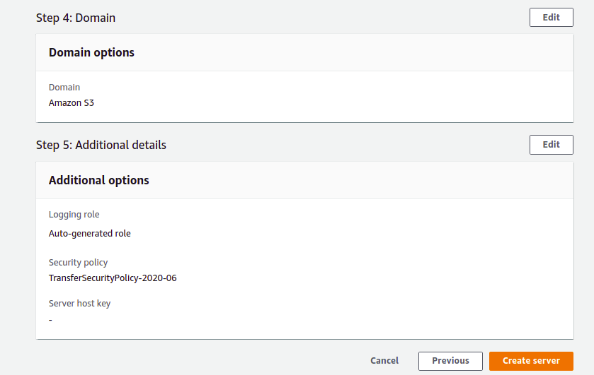 review server settings