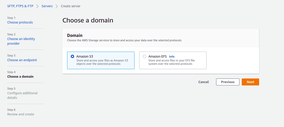 select domain