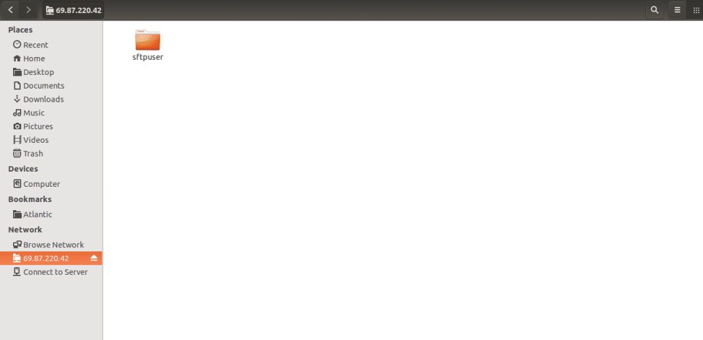 SFTP connected
