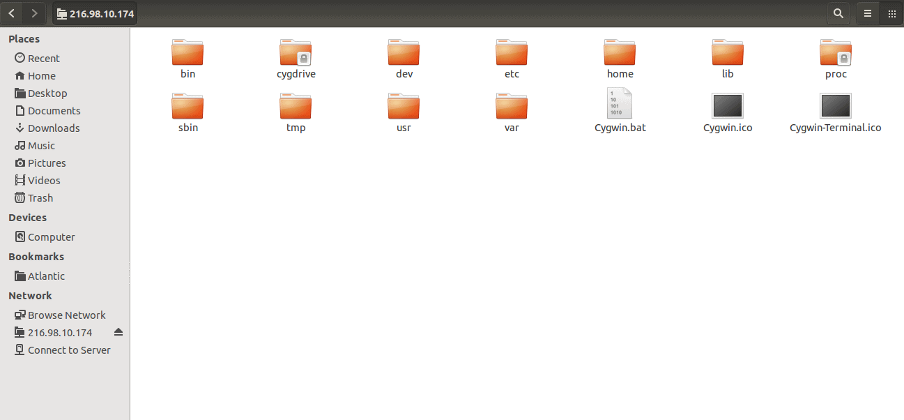sftp dashboard
