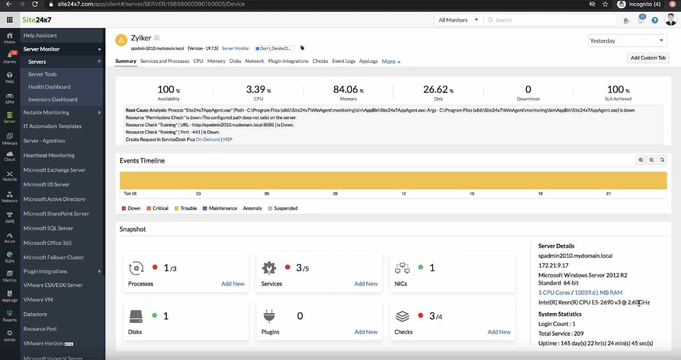 Site24x7 Network Monitoring