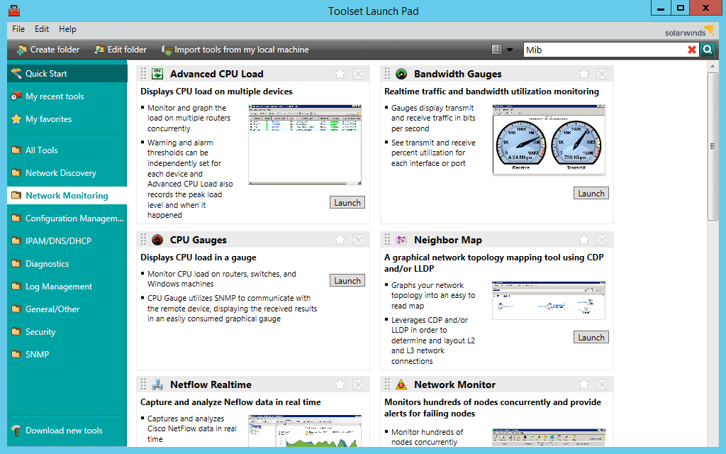 Solarwinds CPU Load Monitor