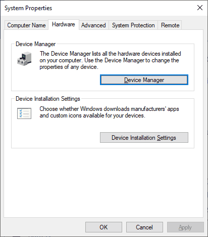 Device Driver Installation