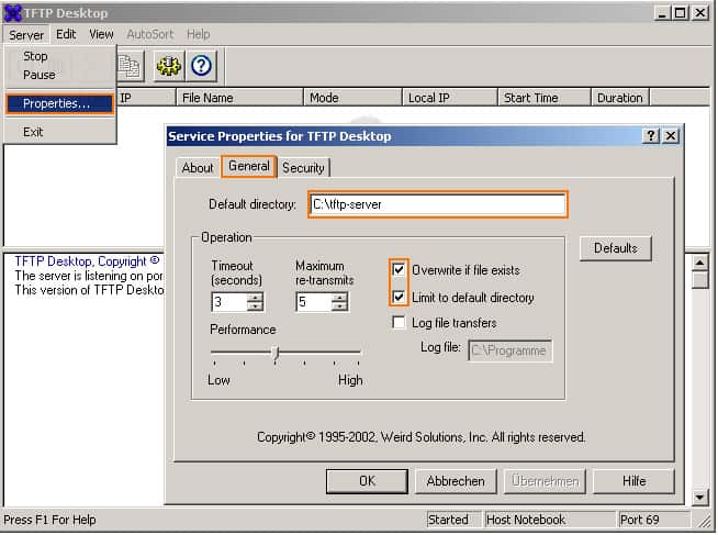 tftp desktop