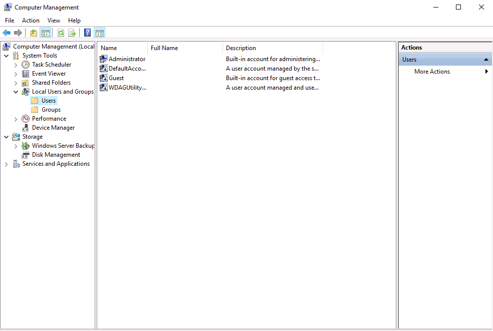 user management dashboard