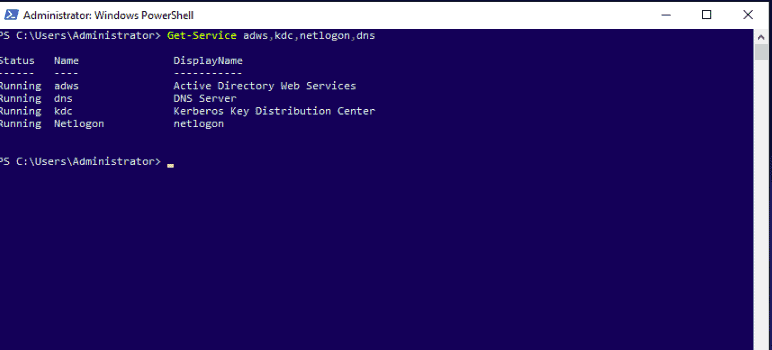 verify domain controller
