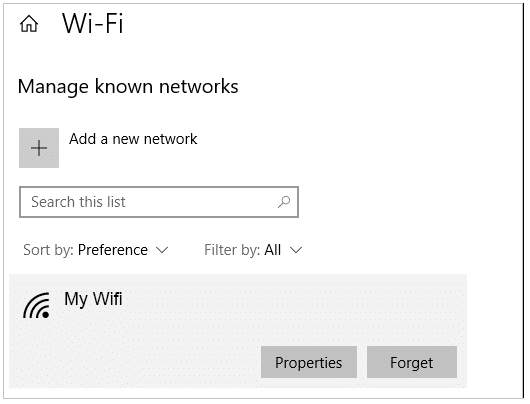 wifi settings