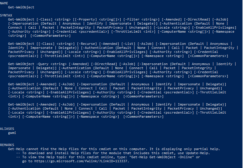 Powershell screenshot